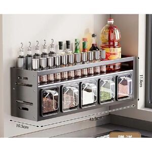 NIB Seasoning storage Kitchen spice rack Multifunctional wall-mounted spice rack